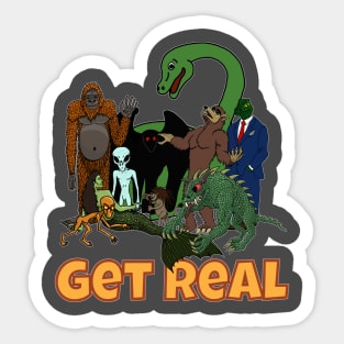 Get Real Cryptids Sticker